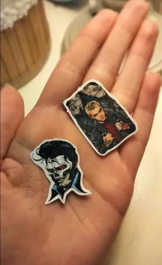 Set Stickers di "Salmo"