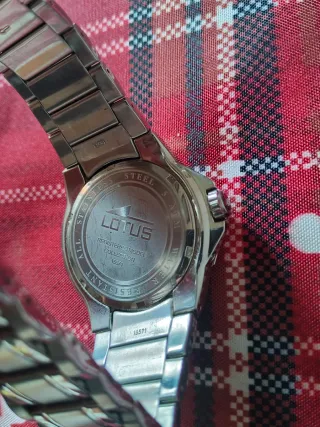 Reloj Lotus 15571/4 Cronógrafo Plata Negro