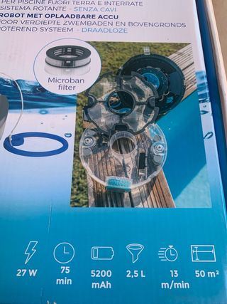 Robot Limpiador Piscina Gre WERUNNER PLUS RBR75