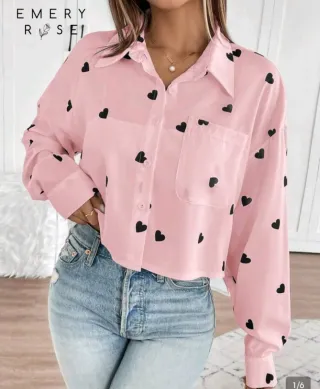 Blusa Emery Rose Corazón Rosa