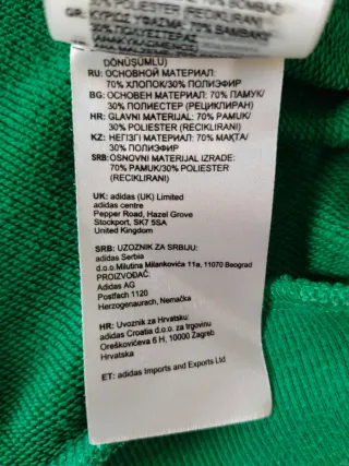 Sudadera Adidas con capucha unisex XS