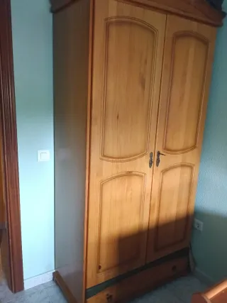 Armario de madera 2 puertas