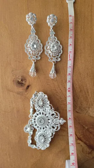 Conjunto Aderezo Plata Nuevo