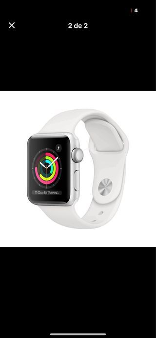 Apple Watch S3 38mm Plata