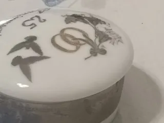 Bomboniera Porcellana Limoges 25° Anniversario