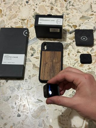 Cover iPhone XS + Lente Anamorfica Moment