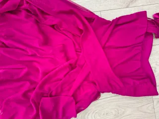 Vestido fiesta corto rosa