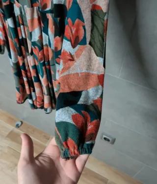Vestido estampado floral primavera
