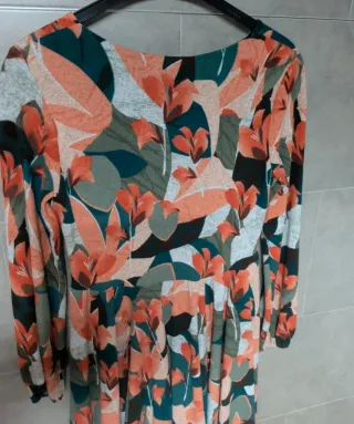Vestido estampado floral primavera