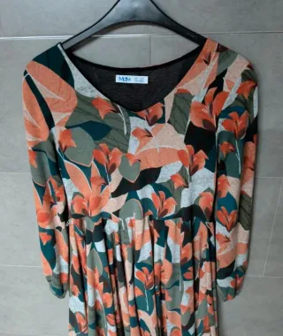 Vestido estampado floral primavera
