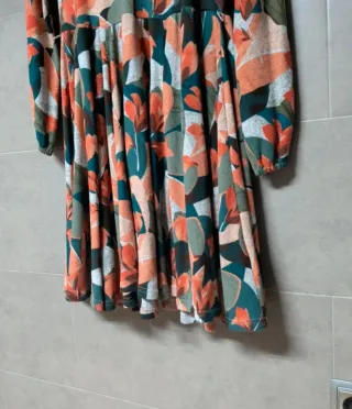 Vestido estampado floral primavera