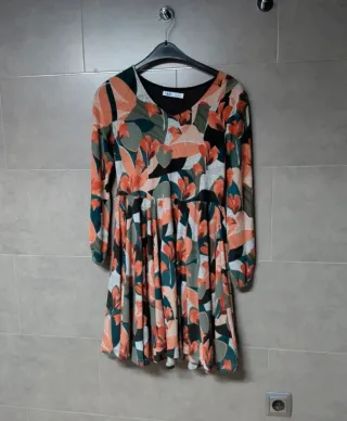 Vestido estampado floral primavera
