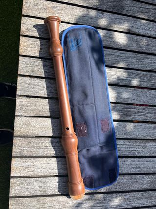 FEHR F-Alt Modelo V Flauta Madera Ciruelo + funda