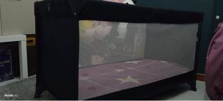 Parque infantil plegable morado