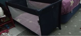 Parque infantil plegable morado