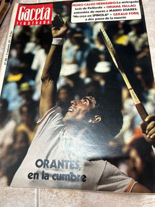 Lote de 10 revistas Gaceta ilustrada 1975