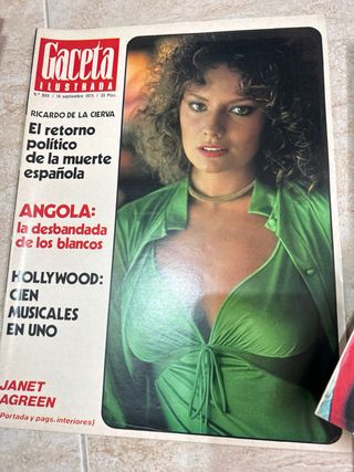 Lote de 10 revistas Gaceta ilustrada 1975