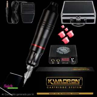 Maletín Tatuaje Dragonhawk con Máquina y Accesorio