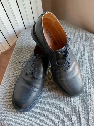 Mocassini uomo COTTON & SILK pelle blu