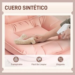 Silla de Oficina Piernas Cruzadas Asiento ancho