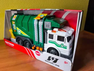 Camión de basura de juguete realista Motor & Co. A