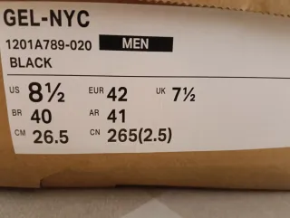 Asics Gel Zapatillas Nuevas Talla [Talla]