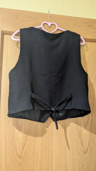 Chaleco negro Zara mujer