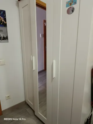 Armario juvenil blanco