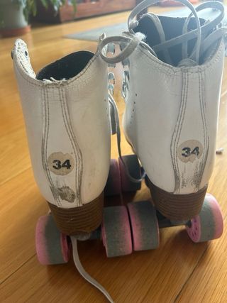 Patines Competición Talla 34 Blancos