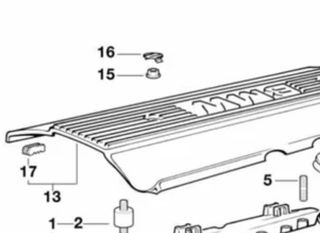 TAPAS TORNILLOS BMW M50 M52