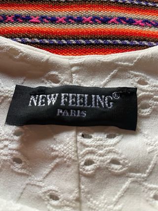 Blusa tirantes New Feeling bordada