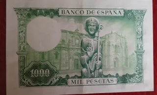 Billete 1000 pesetas 1965 El Banco de España