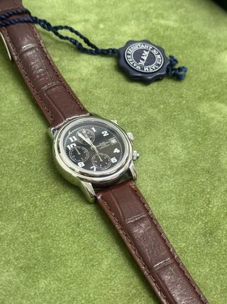 Orologio Cronografo Uomo M&M Nero Marrone