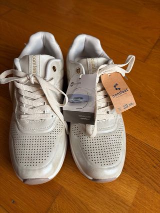 Zapatillas Beige Mujer Talla 39