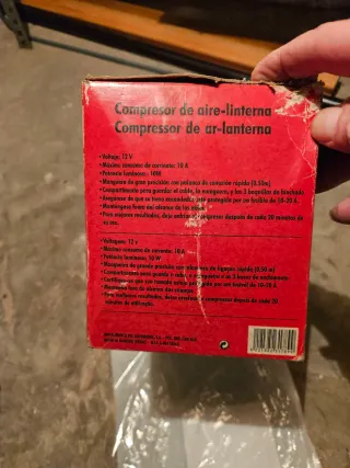 Compresor Linterna Coche Power Line 280 PSI