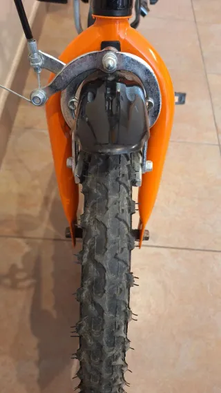 Bicicleta infantil Adventure 16 pulgadas Negra/Nar