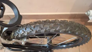 Bicicleta infantil Adventure 16 pulgadas Negra/Nar