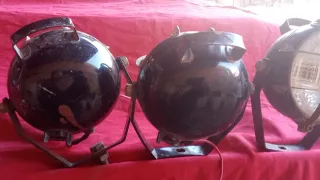 3 Faros Redondos Maquinaria Industrial
