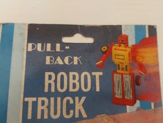 Robot Truck Pull Back Trasformabile Vintage 1983