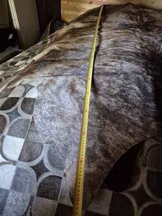 Alfombra de piel de vaca