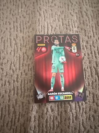 Carta Fútbol Protás Aarón Escandell