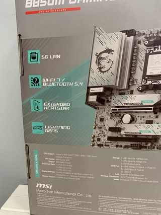 Placa Base MSI B850M Gaming Plus WIFI6E mATX