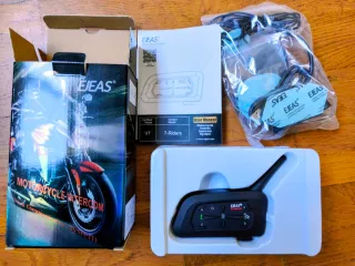 Intercomunicador Moto Ejeas V7 7 Riders