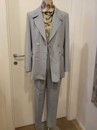Tailleur giacca e pantalone fresco lana