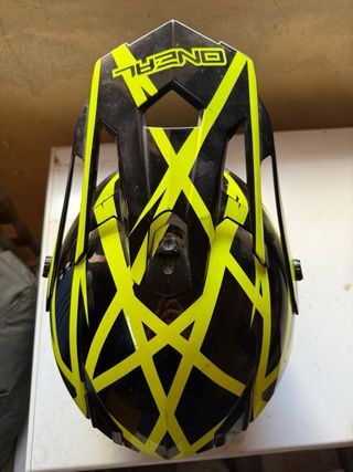 Casco O'Neal Negro y Amarillo