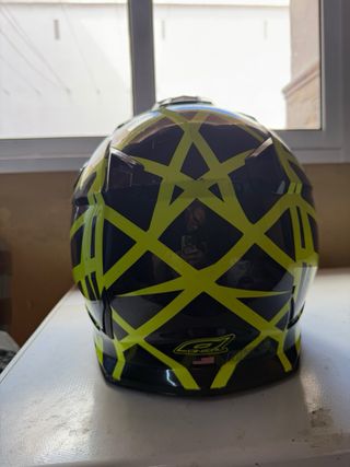 Casco O'Neal Negro y Amarillo