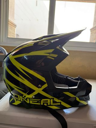 Casco O'Neal Negro y Amarillo