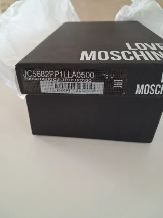 Bolso Moschino Rojo y Dorado