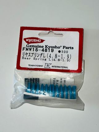 Lote Muelles Kyosho V-One (Varias Durezas) - NUEVO