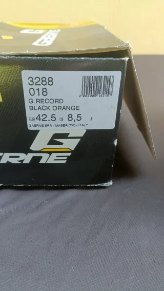 Scarpe ciclismo Gaerne nere e arancioni